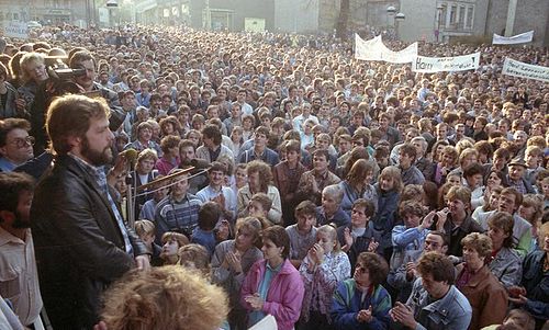 Monday demonstrations in East Germany